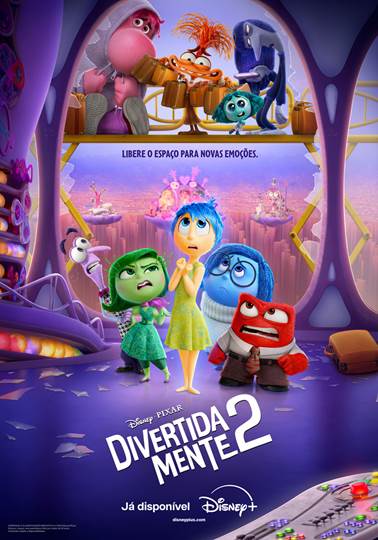 DIVERTIDA MENTE 2 JÁ ESTÁ DISPONÍVEL NO DISNEY+