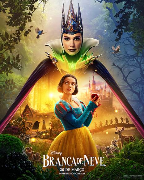 NOVO TRAILER E KEY ART DE BRANCA DE NEVE, DA DISNEY, JÁ ESTÃO DISPONÍVEIS