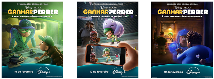 JÁ ESTÃO DISPONÍVEIS O TRAILER E POSTERS DE GANHAR OU PERDER, A NOVA SÉRIE DA PIXAR ANIMATION STUDIOS QUE ESTREIA EM 19 DE FEVEREIRO NO DISNEY+
