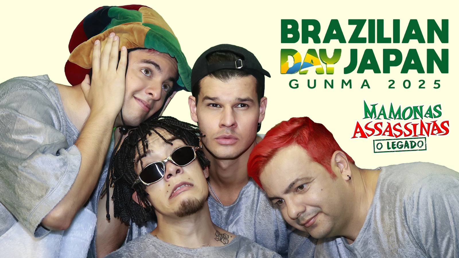 ​Mamonas O Legado se apresenta no “Brazilian Day Japan” neste final de semana