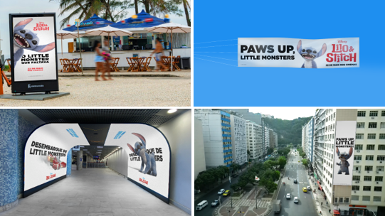​STITCH INVADE O RIO DE JANEIRO E SE JUNTA AOS FÃS DE LADY GAGA PARA PROMOVER NOVO FILME LIVE-ACTION