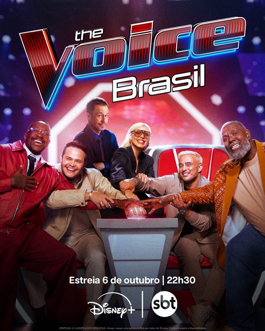THE VOICE BRASIL 2025 TEM DATA DE ESTREIA CONFIRMADA: 06 DE OUTUBRO NO DISNEY+ E NO SBT