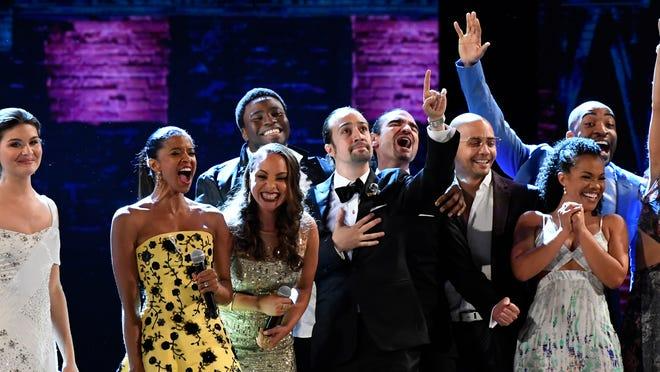 How many Tonys did 'Hamilton' win?