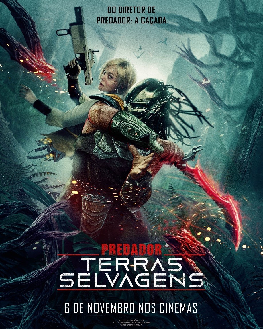 ​JÁ ESTÃO DISPONÍVEIS O NOVO TRAILER, PÔSTER E IMAGENS DO FILME DE AÇÃO E SUSPENSE DO 20TH CENTURY STUDIOS PREDADOR: TERRAS SELVAGENS