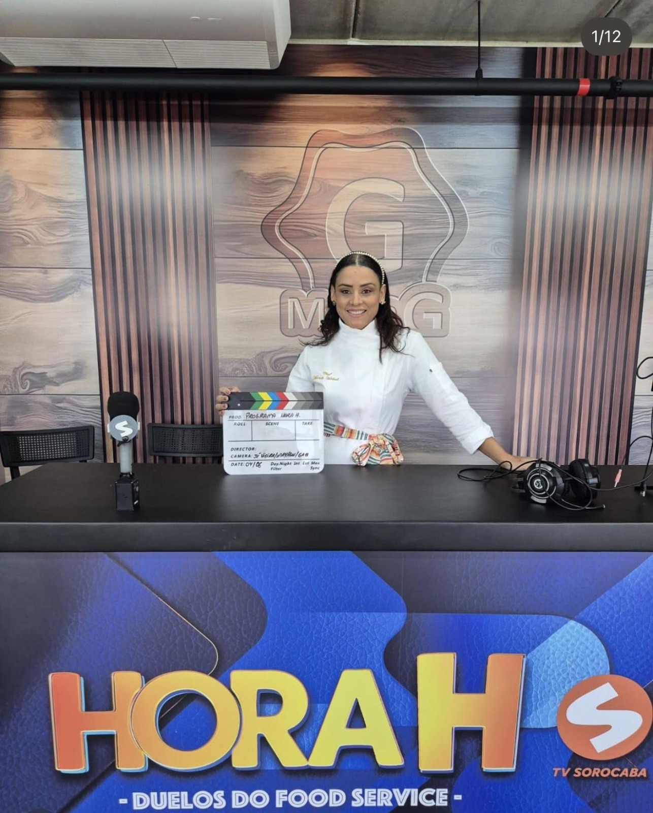 ​Chef Mariele Horbach conquista o público como jurada do reality gastronômico da Mega G no SBT Sorocaba