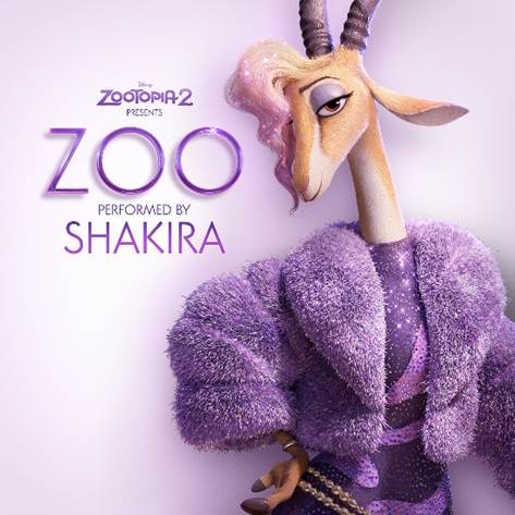 CANÇÃO ORIGINAL “ZOO”, INTERPRETADA POR SHAKIRA PARA ZOOTOPIA 2 — NOVO FILME ORIGINAL DA WALT DISNEY ANIMATION STUDIOS — JÁ ESTÁ DISPONÍVEL