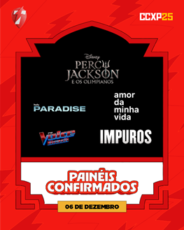 ISNEY+ NA CCXP 2025: SAIBA TUDO SOBRE O PAINEL QUE ACONTECE NO SÁBADO, 6 DE DEZEMBRO, NO PALCO THUNDER