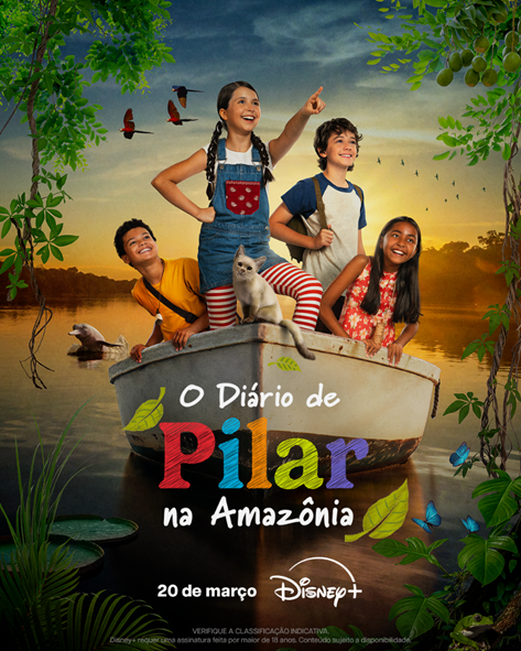 O DIÁRIO DE PILAR NA AMAZÔNIA ESTREIA EM 20 DE MARÇO NO DISNEY+