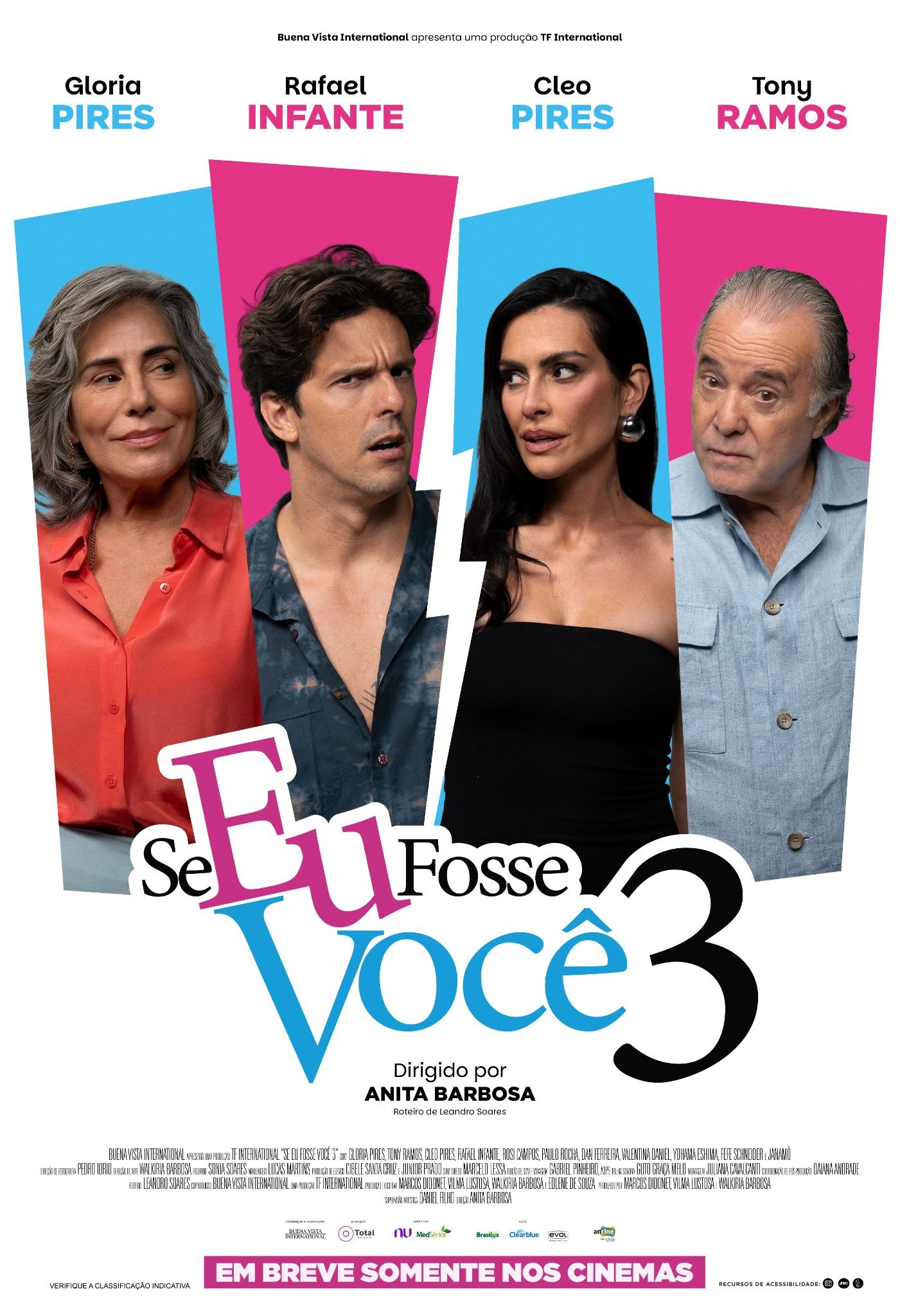 ​COM TONY RAMOS, GLORIA PIRES, CLEO PIRES E RAFAEL INFANTE, “SE EU FOSSE VOCÊ 3” GANHA PÔSTER E TRAILER OFICIAIS