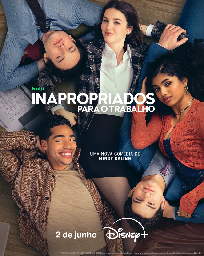 DISNEY+ REVELA O TRAILER E O PÔSTER DE INAPROPRIADOS PARA O TRABALHO, QUE ESTREIA EM 2 DE JUNHO EXCLUSIVAMENTE NO DISNEY+