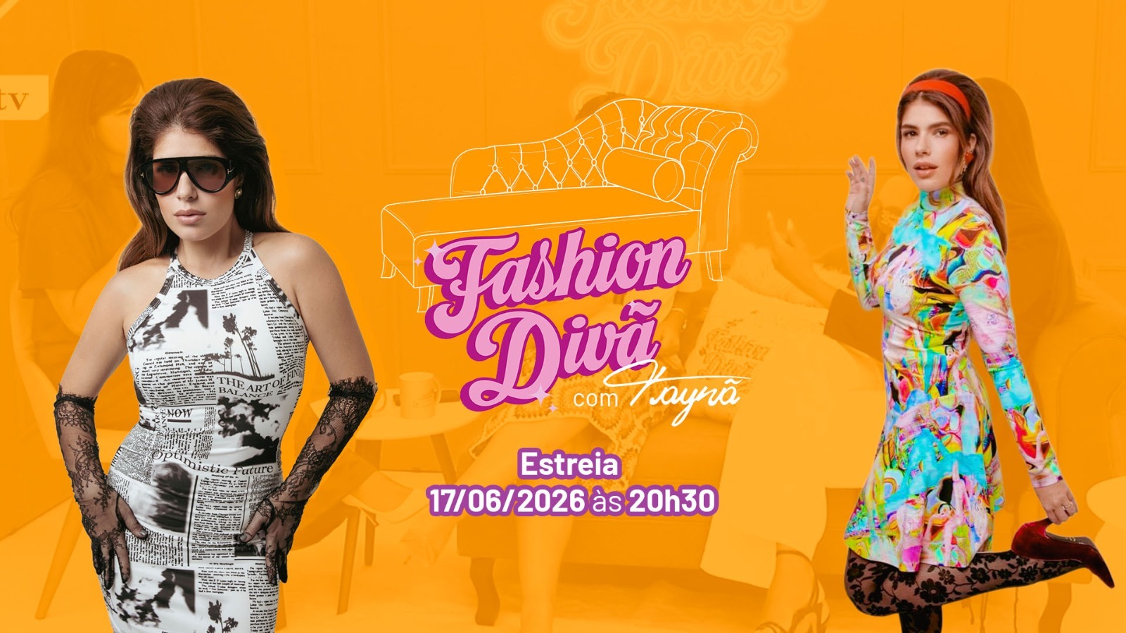 ​Fashion Divã com Taynã estreia temporada com episódios sobre moda, identidade e representatividade no Fashion TV