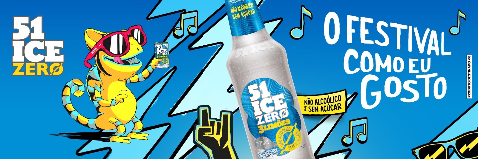 51 ICE Zero Três Limões leva refrescância ao Papo João Rock com distribuição gratuita 