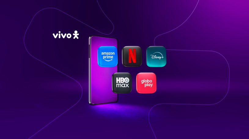 ​Vivo lança novos combos de Apps de streamings com até 40% de economia